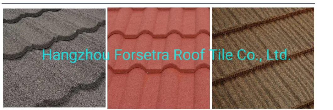 Functional Stone Coated Steel Metal Roofing Tiles Cheap Roof Tile Price House Building Materials in Nigeria